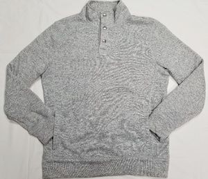 Sonoma Gray Mockneck Pullover
